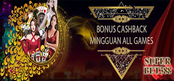 Bonus CashBack Mingguan Semua Game - SUPERBET388